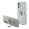 Karl Lagerfeld для iPhone 16 чехол PC/TPU + Ring stand NFT Karl & Choupette Hard Transp (MagSafe)