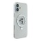 Karl Lagerfeld для iPhone 16 чехол PC/TPU + Ring stand NFT Karl & Choupette Hard Transp (MagSafe)