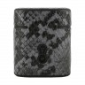Guess Python PU leather case with metal logo для Airpods 1/2, черный GUACA2PUSNSMLBK