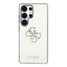 Guess для Galaxy S25 Ultra чехол PU Grained leather 4G Big metal logo Hard Beige