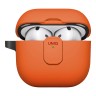Uniq для Airpods 4 чехол CLYDE Lock case Volt Orange/Charcoal