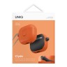 Uniq для Airpods 4 чехол CLYDE Lock case Volt Orange/Charcoal