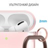 Чехол Elago Clear Hang case для AirPods Pro, розовый
