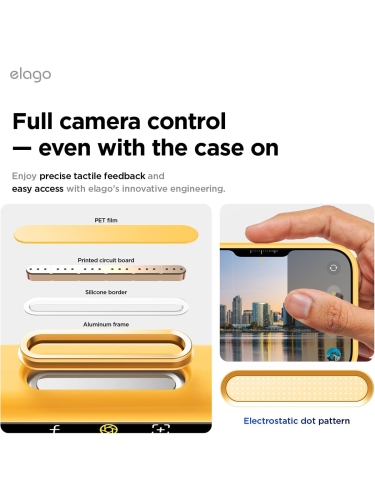 Elago для iPhone 17 Pro Max чехол Magnetic Silicone Sunshine (MagSafe)