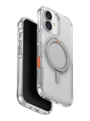 Uniq для iPhone 17 чехол Swivix with 360-Rotating stand Lucent Clear (Magsafe)