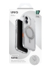 Uniq для iPhone 17 чехол Swivix with 360-Rotating stand Lucent Clear (Magsafe)