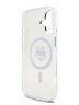 Karl Lagerfeld для iPhone 17 чехол IML NFT Choupette Head Metal camera Hard White (MagSafe)