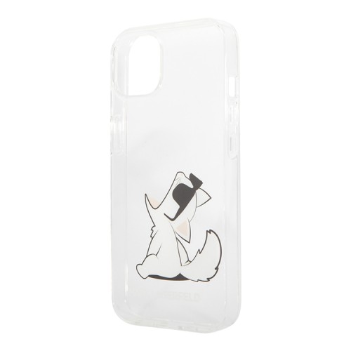 Чехол Karl Lagerfeld Choupette Fun Hard для iPhone 13, прозрачный