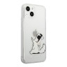 Чехол Karl Lagerfeld Choupette Fun Hard для iPhone 13, прозрачный