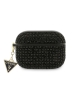 Guess для Airpods Pro 3 чехол Diamond Rhinestone with Triangle charm Black