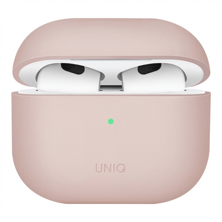 Чехол Uniq LINO Liquid silicone для AirPods 3 (2021), розовый
