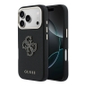 Guess для iPhone 17 Pro Max чехол Saffiano Full Wrapped 4G Big Resin logo Metal Cam Hard Black