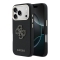 Guess для iPhone 17 Pro Max чехол Saffiano Full Wrapped 4G Big Resin logo Metal Cam Hard Black