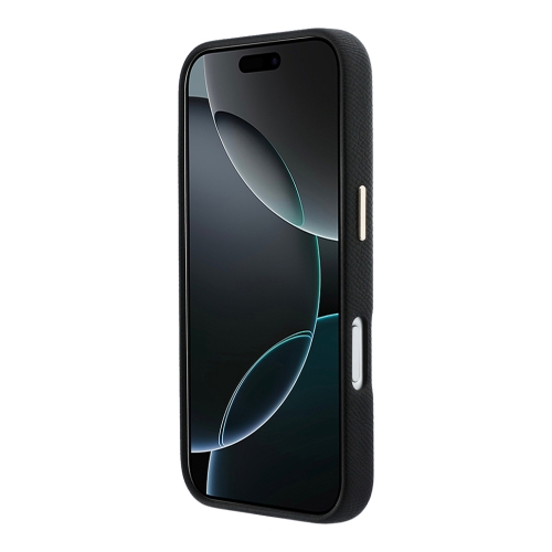Guess для iPhone 17 Pro Max чехол Saffiano Full Wrapped 4G Big Resin logo Metal Cam Hard Black