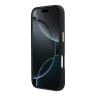 Guess для iPhone 17 Pro Max чехол Saffiano Full Wrapped 4G Big Resin logo Metal Cam Hard Black