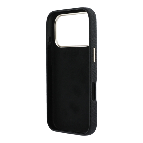 Guess для iPhone 17 Pro Max чехол Saffiano Full Wrapped 4G Big Resin logo Metal Cam Hard Black