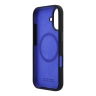 BMW для iPhone 17 чехол M-series Liquid silicone Vertical logo Hard Black (MagSafe)