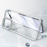 Чехол Baseus Crystal case для iPhone 13, серая рамка