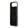 DKNY для iPhone Air чехол Liquid Silicone Stack Metal logo Hard Beige (MagSafe)