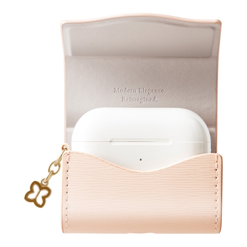 Uniq для Airpods Pro 1/2/3 чехол COEHL Mirelle Wallet case Shell Pink