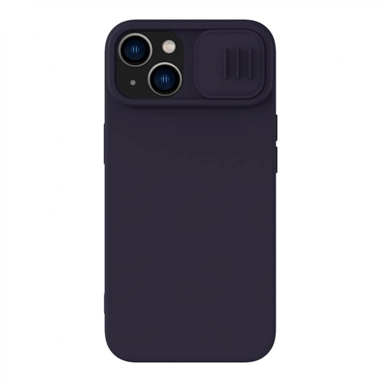 Чехол Nillkin CamShield Silky Silicone для iPhone 14, Dark Purple