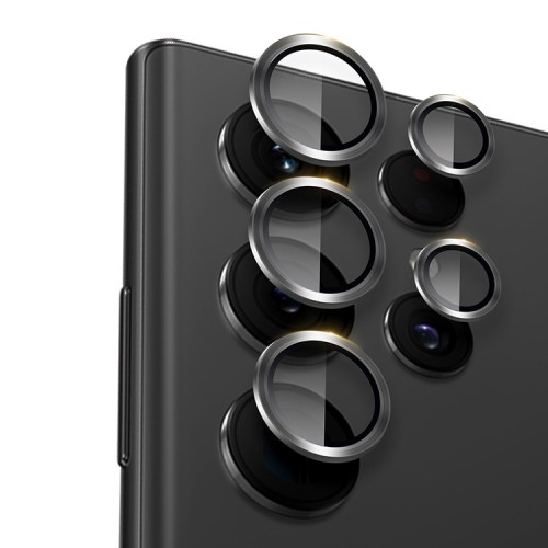 BLUEO Camera lens Armor metal для камеры Galaxy S23 Ultra, Black (5 шт)