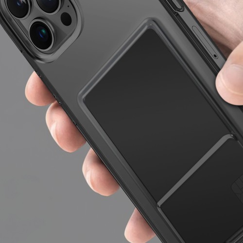 Uniq для iPhone 15 Pro чехол Air Fender ID (cardslot) Grey