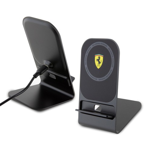 Ferrari Беспроводное СЗУ MagSafe Wireless Desk charger with Stand 15W Gunmetal