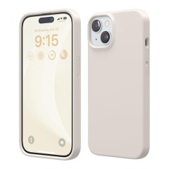 Elago для iPhone 15 Plus чехол Soft silicone (Liquid) Stone