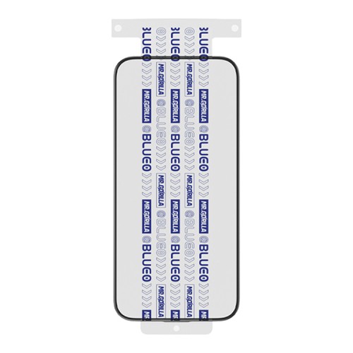 BlueO стекло для iPhone 15 Pro Max, 3D Curved Hot Bending Black (+installer)