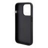 Guess для iPhone 15 Pro Max чехол GripStand PU 4G with Triangle Diamond metal logo Hard Black