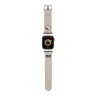 Hello Kitty для Apple Watch 42-41-40 mm ремешок PU Grained leather 3D Rubber Kitty Head Beige