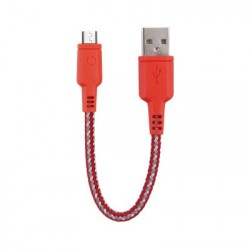 Кабель EnergEA Nylotough USB-A/micro-USB (0.16 м), красный