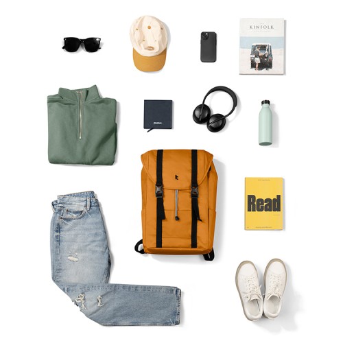 Tomtoc Travel рюкзак VintPack-TA1 S Laptop Backpack 16"/17L Yellow