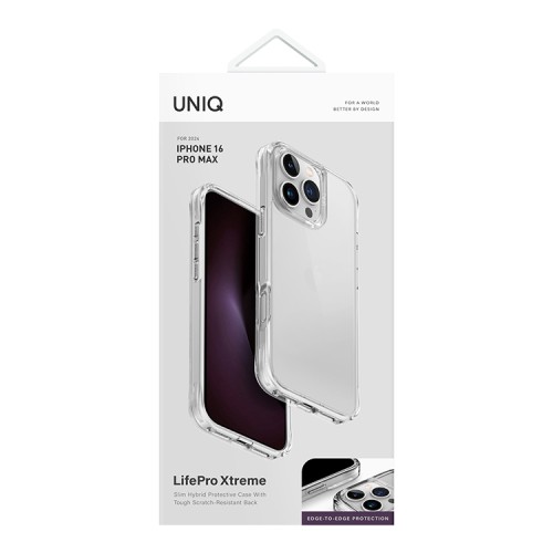 Uniq для iPhone 16 Pro Max чехол Lifepro Xtreme Clear