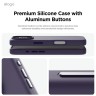 Elago для iPhone 16 Pro чехол Soft silicone (Liquid) Deep Purple (MagSafe)