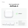 Elago для AirPods 4 чехол Silicone Hang case Sand Pink