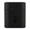 Guess Saffiano PU leather case with metal logo для Airpods, черный GUACA2VSATMLBK