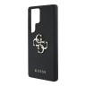 Guess для Galaxy S25 Ultra чехол PU Grained leather 4G Big metal logo Hard Black