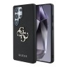 Guess для Galaxy S25 Ultra чехол PU Grained leather 4G Big metal logo Hard Black
