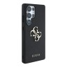 Guess для Galaxy S25 Ultra чехол PU Grained leather 4G Big metal logo Hard Black