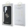 Guess для Galaxy S25 Ultra чехол PU Grained leather 4G Big metal logo Hard Black