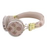 Guess наушники беспроводные накладные Bluetooth HP Round ENC Peony with Script Metal Logo Brown