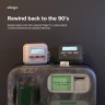 Elago для AirPods 4 чехол Unique Pager Hang case Classic White