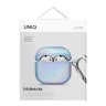Uniq для Airpods 4 чехол Iridescia (holographic) Eclipse Blue