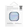 Uniq для Airpods 4 чехол Iridescia (holographic) Eclipse Blue