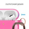 Чехол Elago Clear Hang case для AirPods Pro, Neon Pink