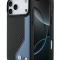 BMW для iPhone 17 Pro Max чехол M-series PU Carbon/Smooth Metal logo Hard Black/Blue (MagSafe)