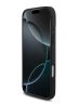 BMW для iPhone 17 Pro Max чехол M-series PU Carbon/Smooth Metal logo Hard Black/Blue (MagSafe)