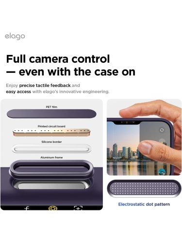 Elago для iPhone 17 чехол Magnetic Silicone Deep Purple (MagSafe)